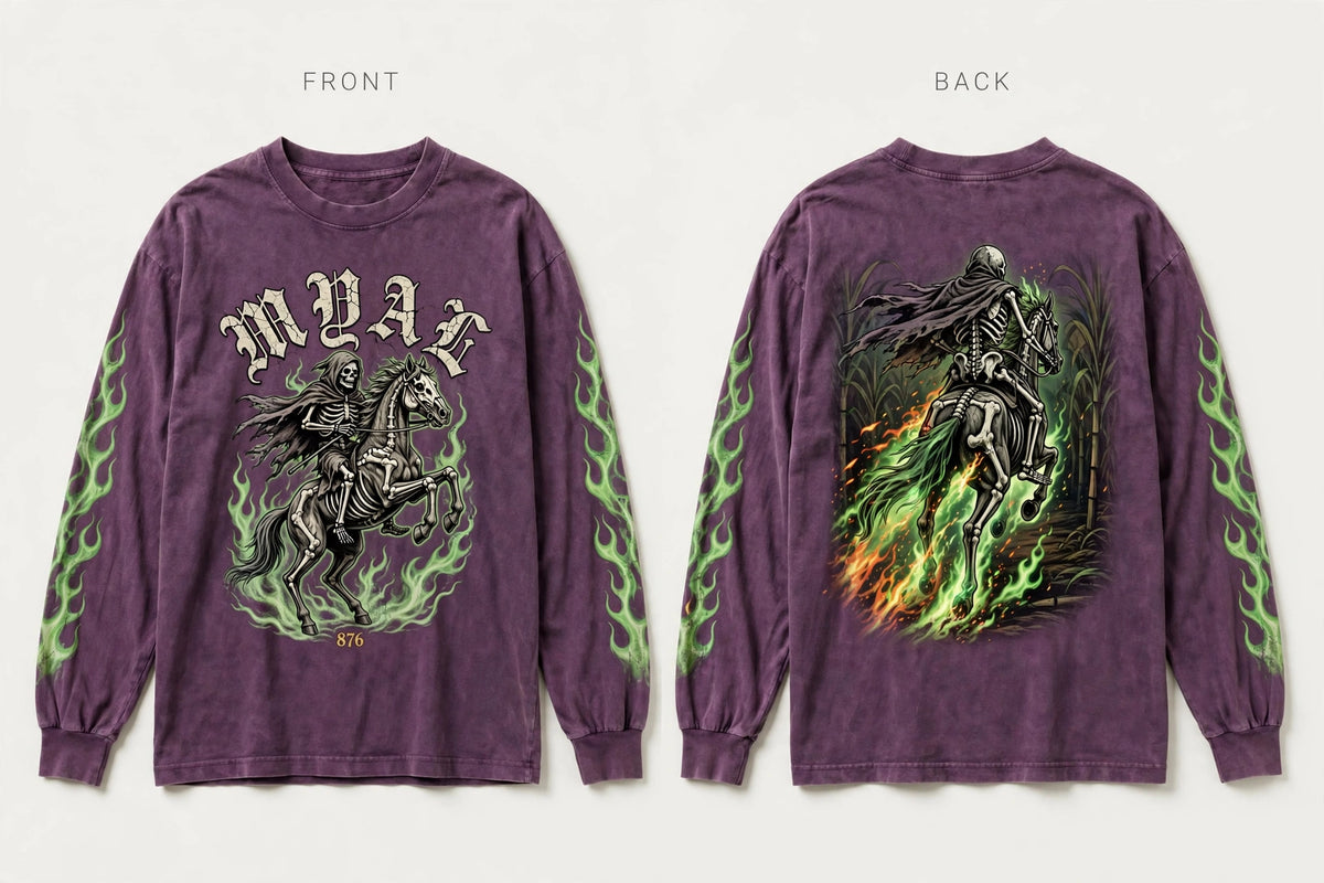 MYAL Duppy Rider Long Sleeve — Washed Plum