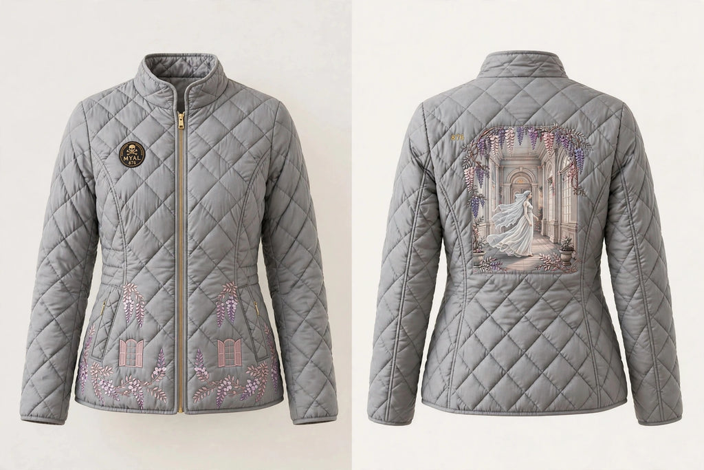 MYAL White Witch of Rose Hall Women's Puffer Jacket — Washed Ash