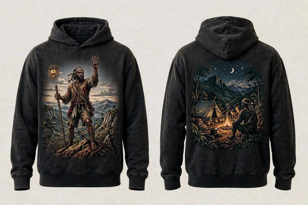 MYAL Three-Finger Jack Hoodie — Washed Rust