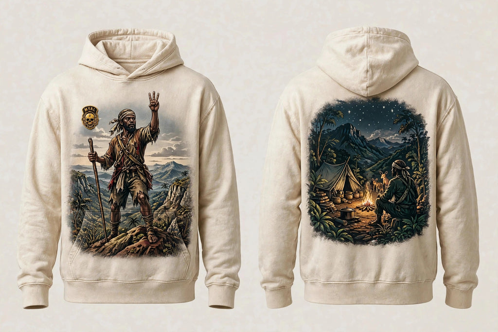 MYAL Three-Finger Jack Hoodie — Washed Rust