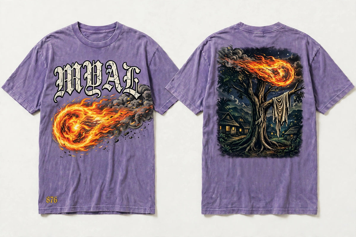 MYAL Ol' Higue Tee — Washed Lavender