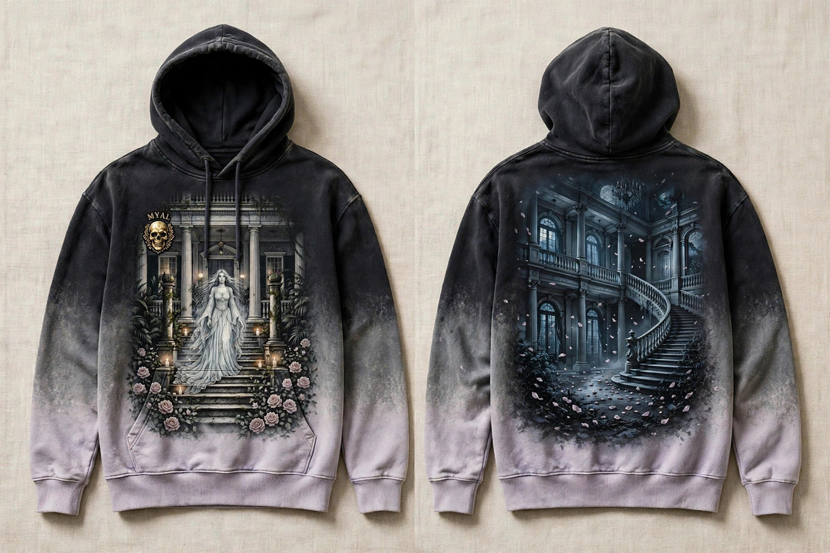 MYAL White Witch of Rose Hall Hoodie — Washed Dusty Rose