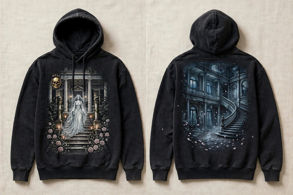 MYAL White Witch of Rose Hall Hoodie — Washed Dusty Rose