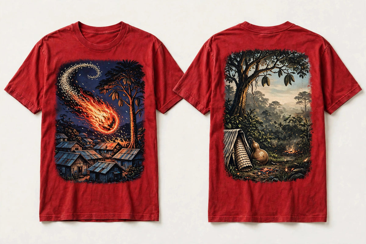 MYAL Ol' Higue Tee — Washed Scarlet
