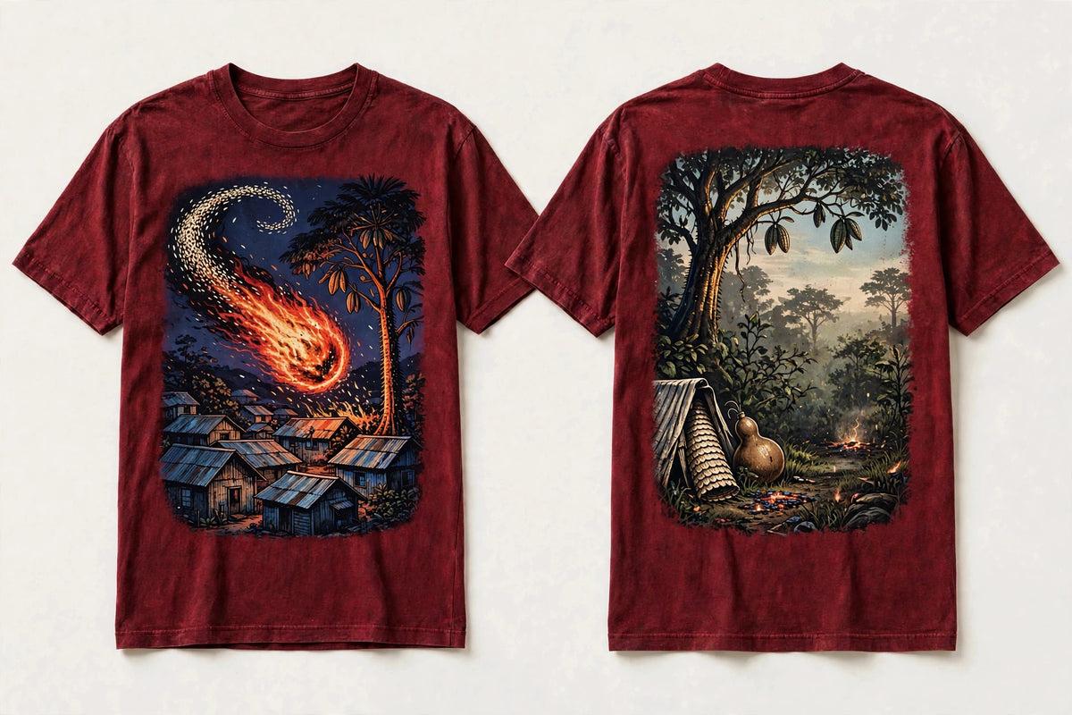 MYAL Ol' Higue Tee — Washed Scarlet