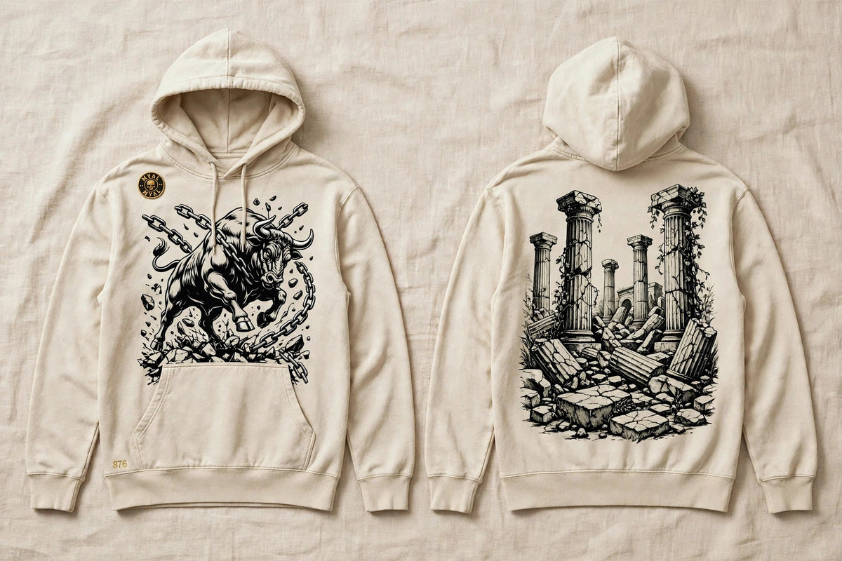 MYAL Rolling Calf Hoodie — Washed Moss