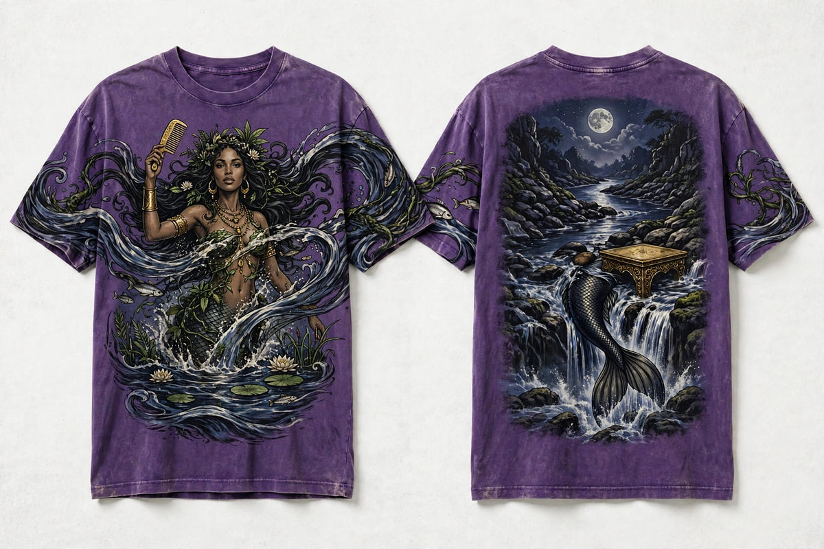 MYAL River Mumma Tee — Washed Amethyst
