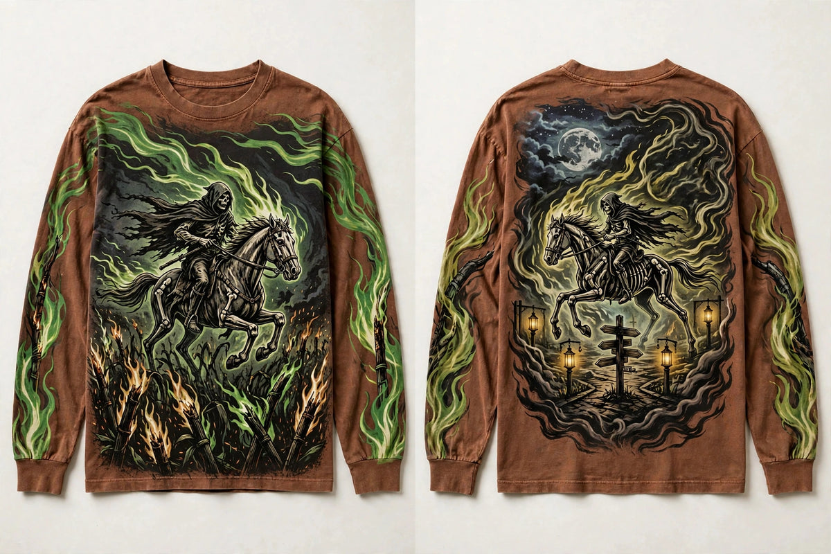 MYAL Duppy Rider Long Sleeve — Washed Cognac