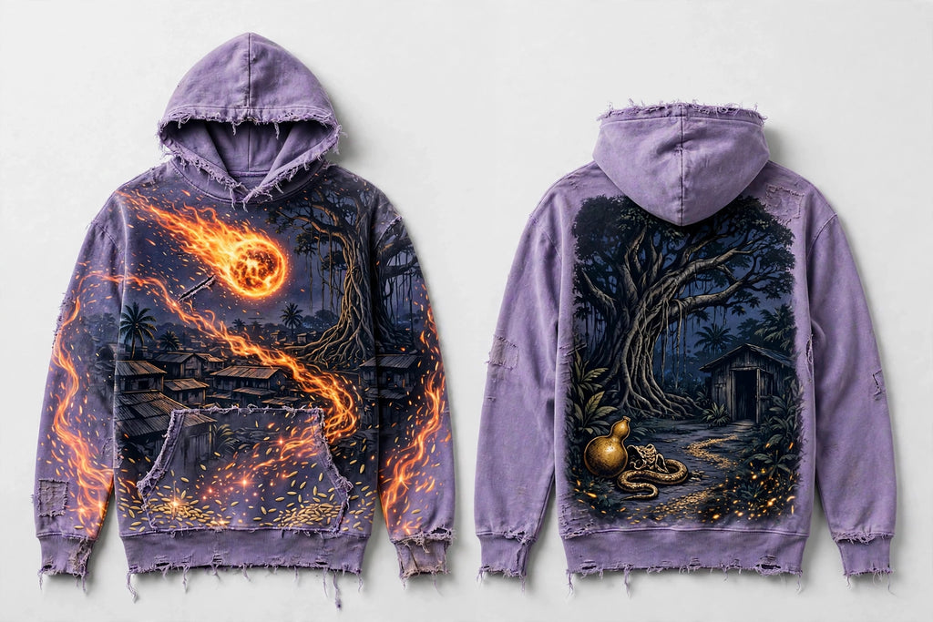 MYAL Ol' Higue Hoodie — Washed Lavender