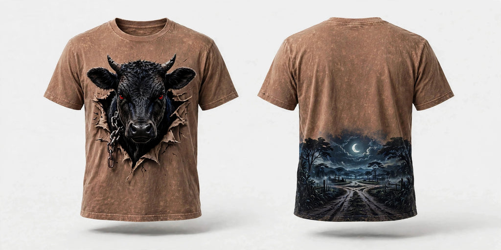 MYAL Rolling Calf Tee — Washed Brick Clay