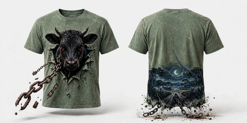 MYAL Rolling Calf Tee — Washed Brick Clay