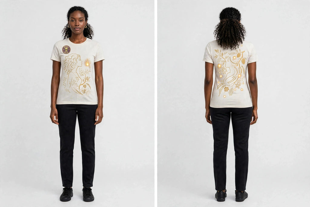 MYAL Ol' Higue Women's Fitted Tee — Washed Orchid