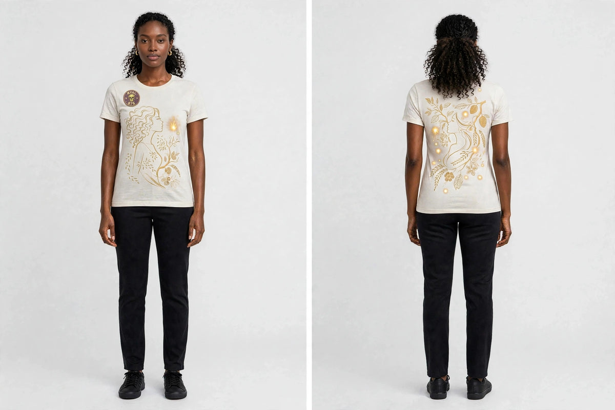 MYAL Ol' Higue Women's Fitted Tee — Washed Orchid