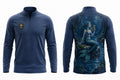 MYAL River Mumma Men's Quarter-Zip — Washed Navy