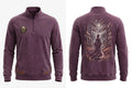 MYAL La Diablesse Men's Quarter-Zip — Washed Damson