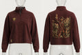 MYAL Three-Finger Jack Women's Quarter-Zip — Washed Oxblood