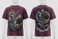 MYAL River Mumma vs Rolling Calf Tee — Washed Aubergine