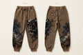 MYAL Rolling Calf Cuffed Sweatpants — Washed Bronze