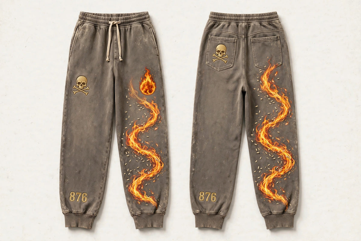 MYAL Ol’ Higue Cuffed Sweatpants — Washed Taupe
