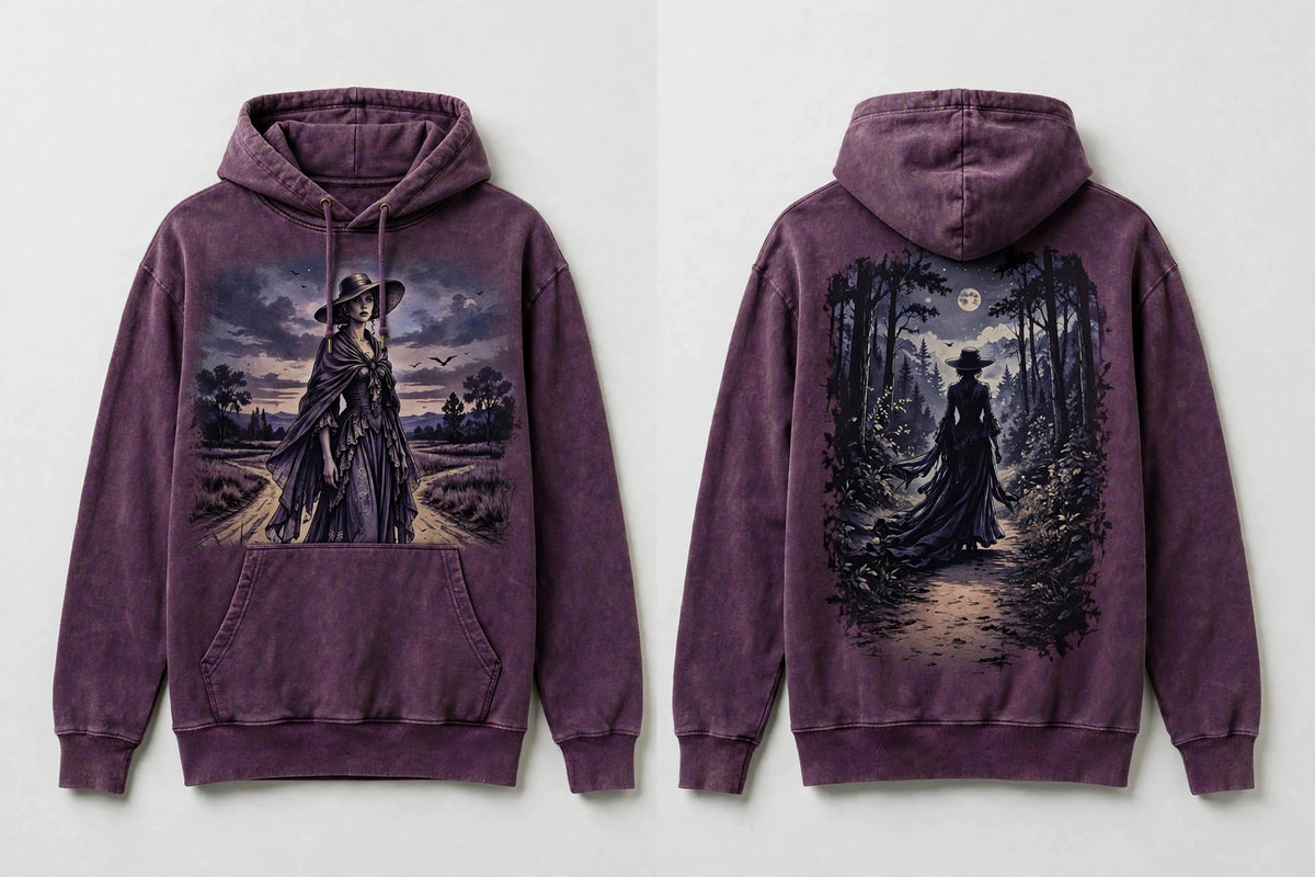 MYAL La Diablesse Hoodie — Washed Damson