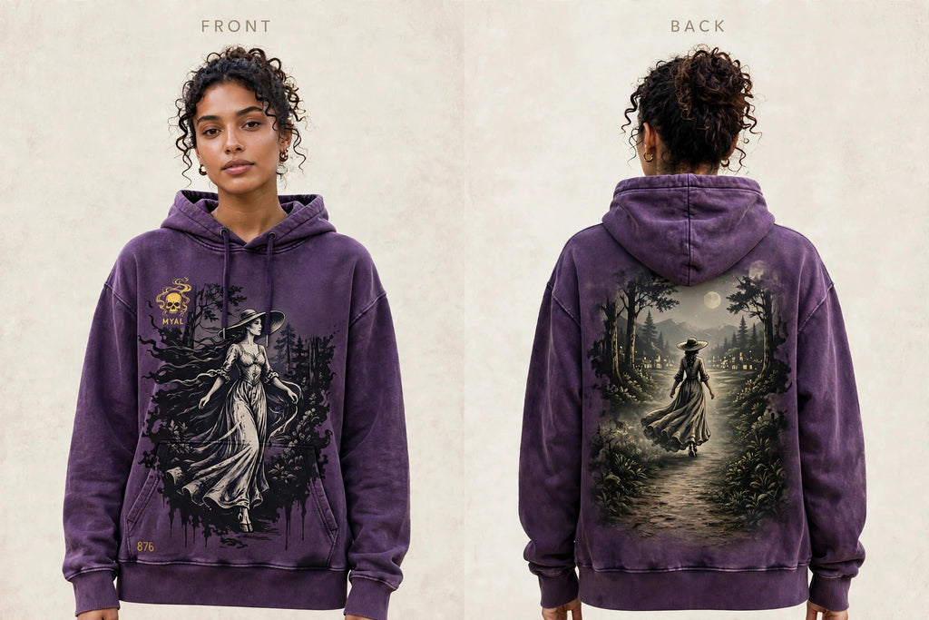 MYAL La Diablesse Women's Hoodie — Washed Blackberry