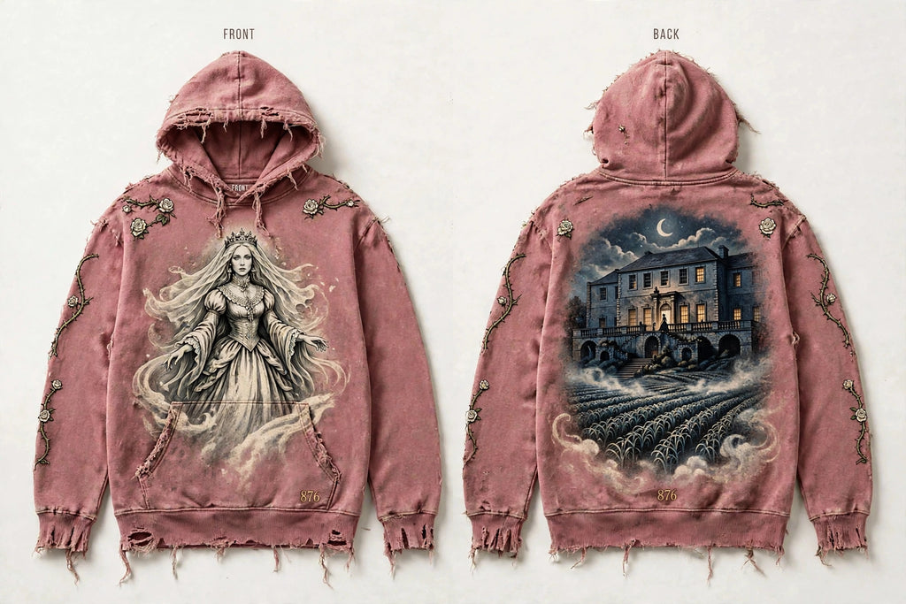 MYAL White Witch of Rose Hall Hoodie — Washed Dusty Rose