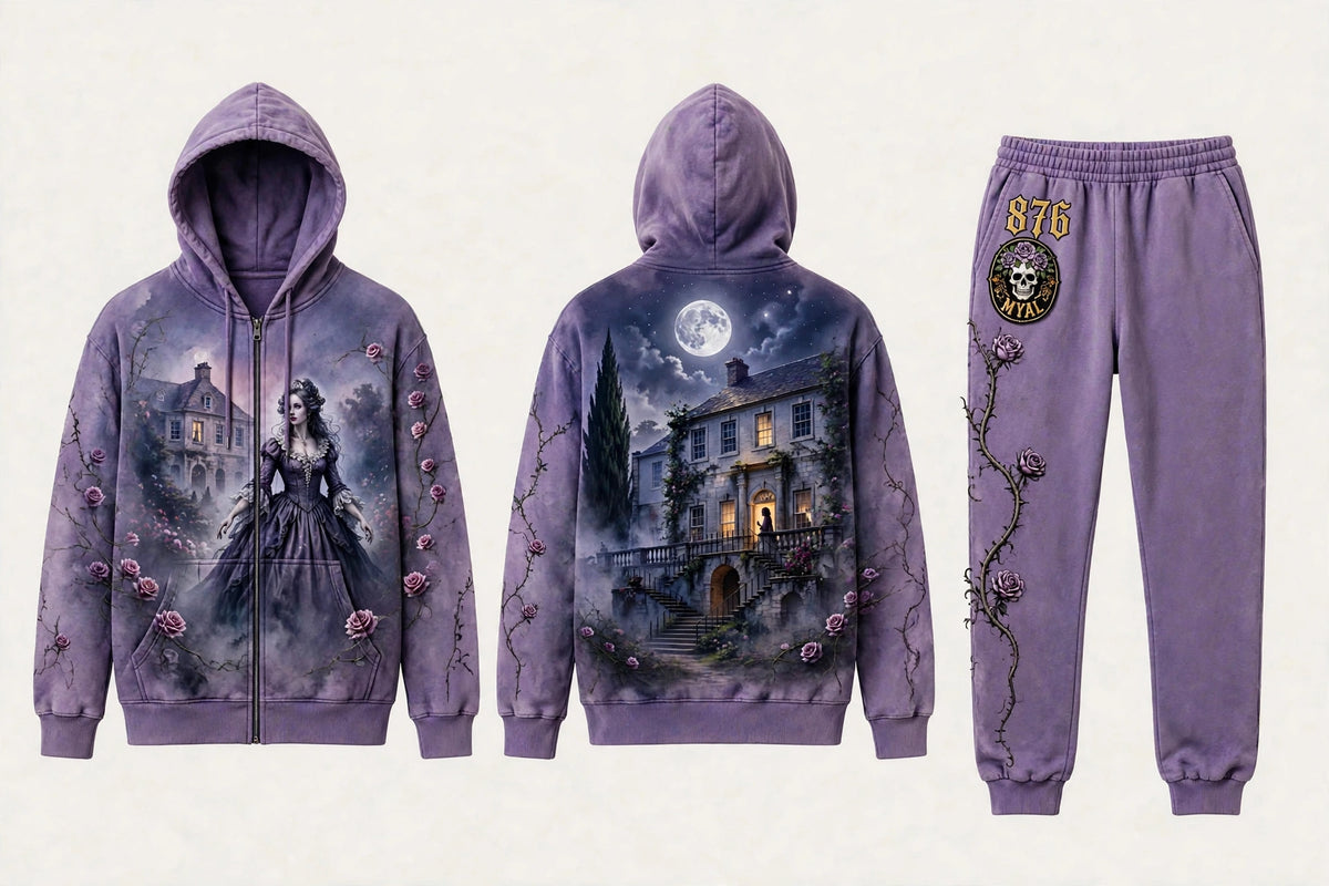 MYAL White Witch of Rose Hall Tracksuit Set — Washed Thistle