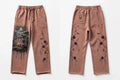 MYAL White Witch of Rose Hall Open-Hem Sweatpants — Washed Cameo