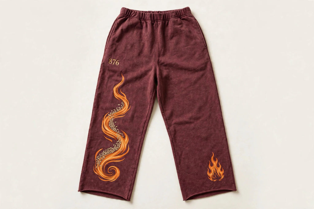 MYAL Ol' Higue Open-Hem Sweatpants — Washed Taupe